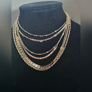 Charming Charlie Gold tone necklace